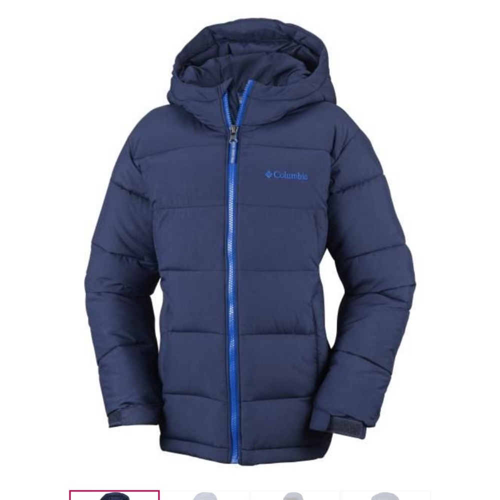 Boys Columbia 14/16 super warm Omni heat down coat.